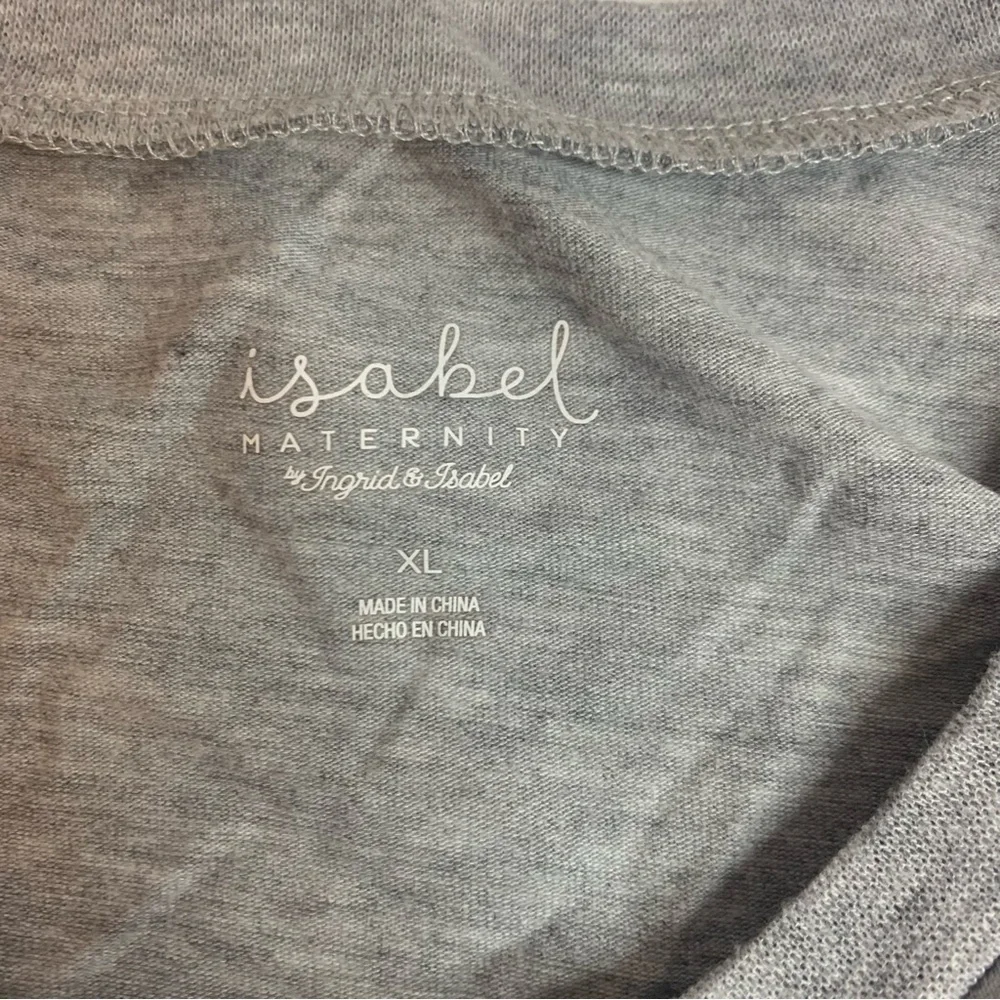 Isabel Maternity by Ingrid & Isabel Heather Gray Top - Picture 2 of 4